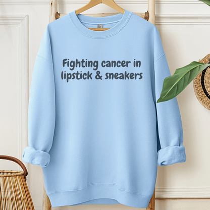 Lipstick🎗️Cancer support Sweatshirt