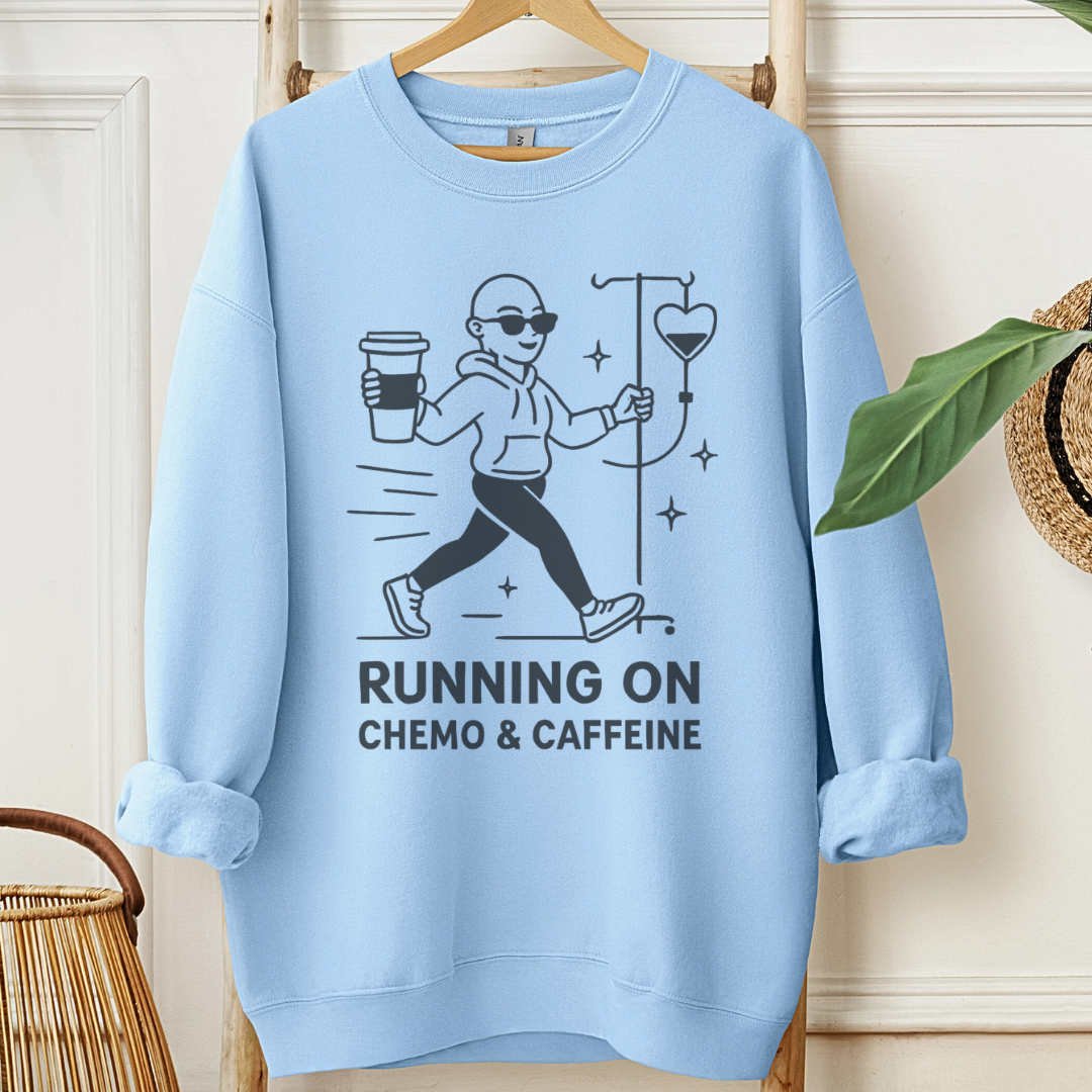 Running🎗️Cancer support Sweatshirt