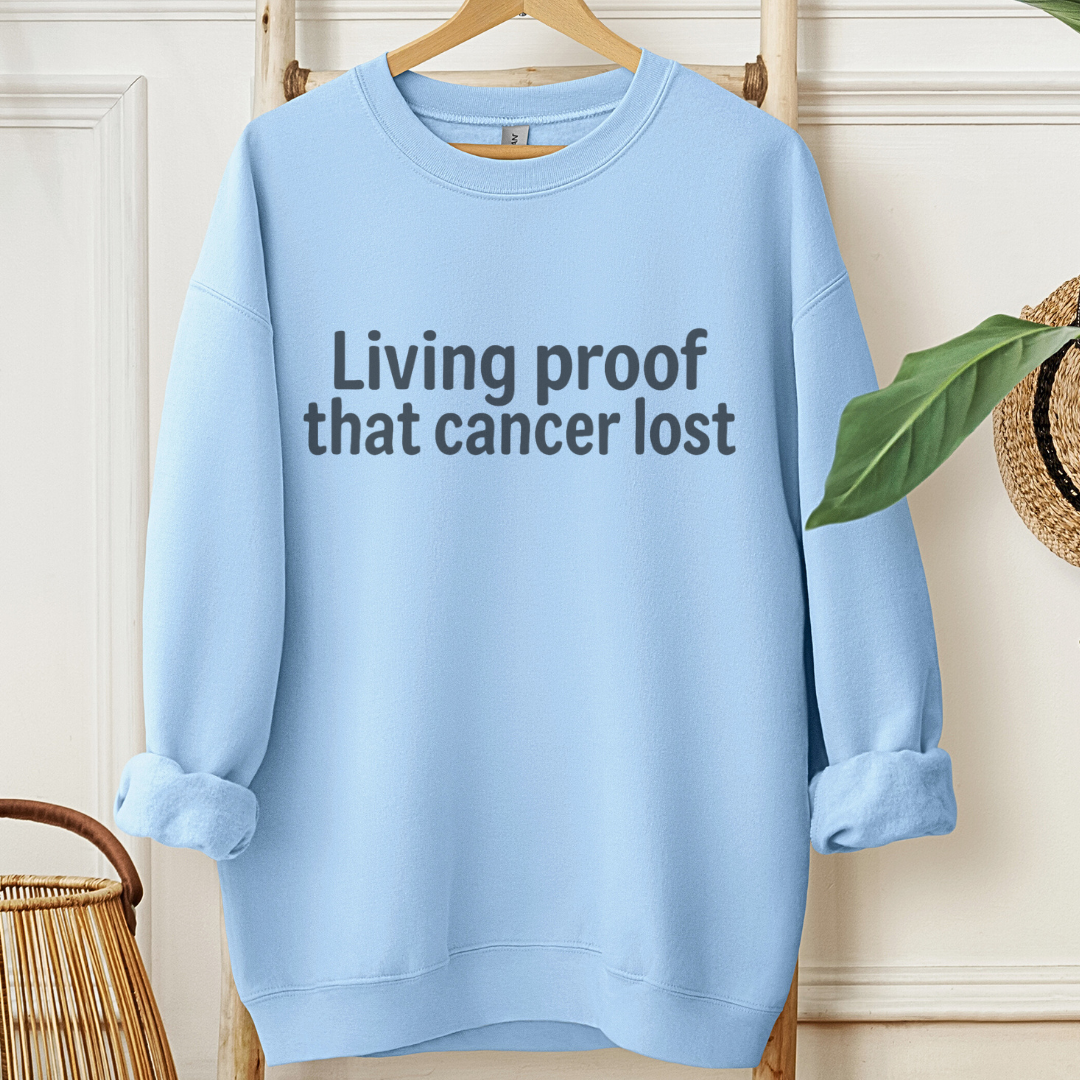Living🎗️Cancer support Sweatshirt