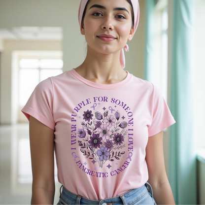 Purple🎗️ Cancer Support T-shirt
