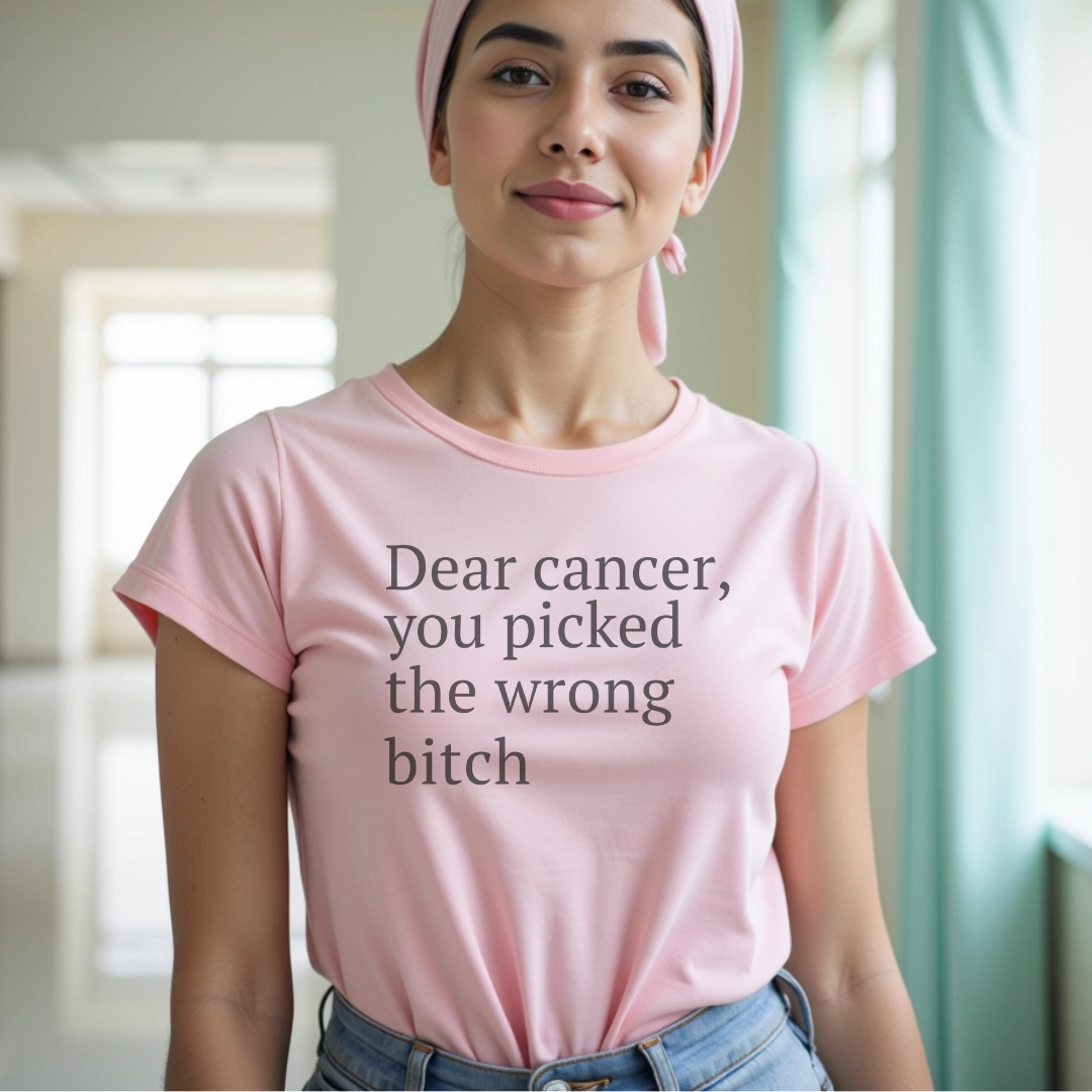 Dear (black font)🎗️ Cancer Support T-shirt
