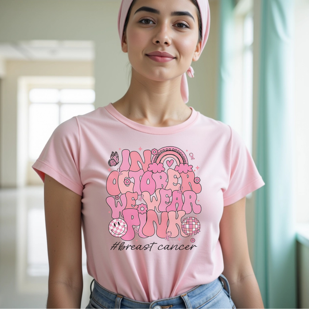 October🎗️ Cancer Support T-shirt