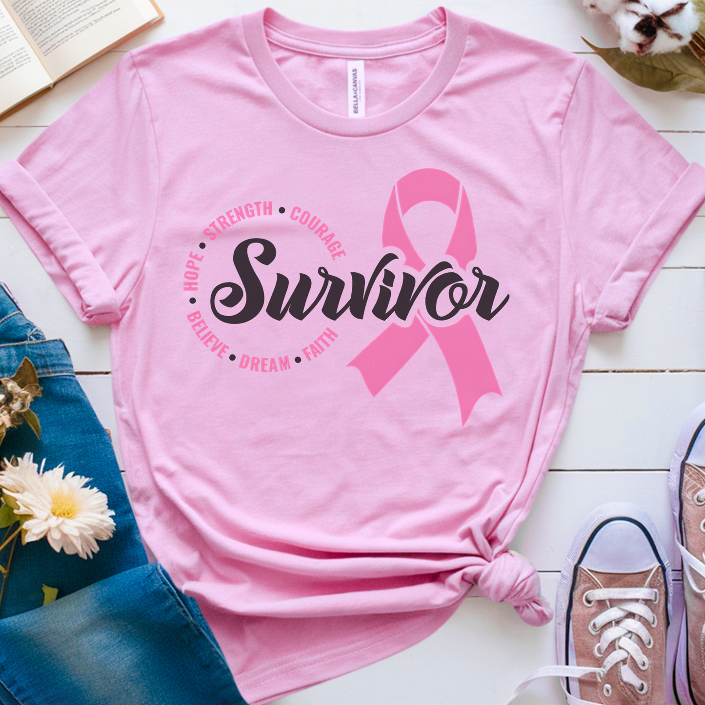Courage🎗️ Cancer Support T-shirt