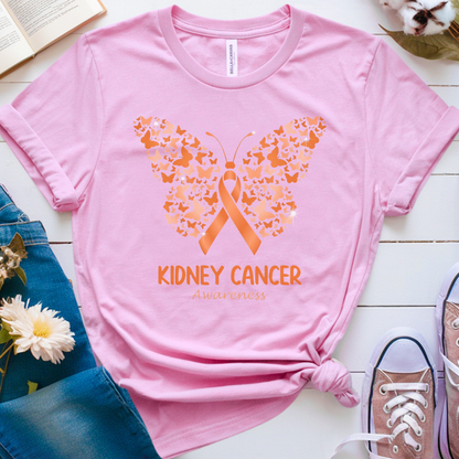 Kidney Awareness🎗️ Cancer Support T-shirt