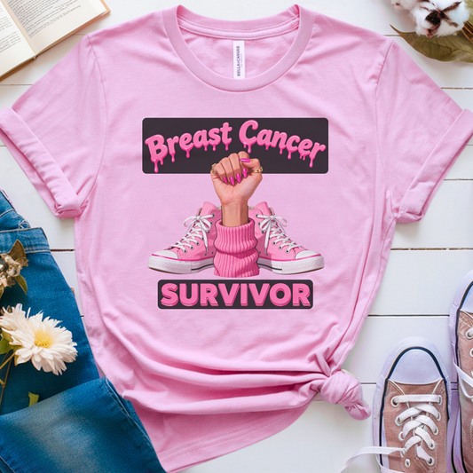 Breast Survivor🎗️ Cancer Support T-shirt