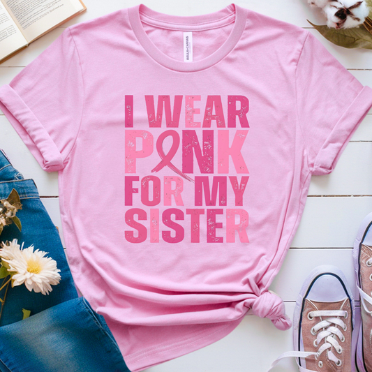 Sister🎗️ Cancer Support T-shirt