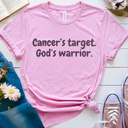 God's warrior🎗️ Cancer Support T-shirt