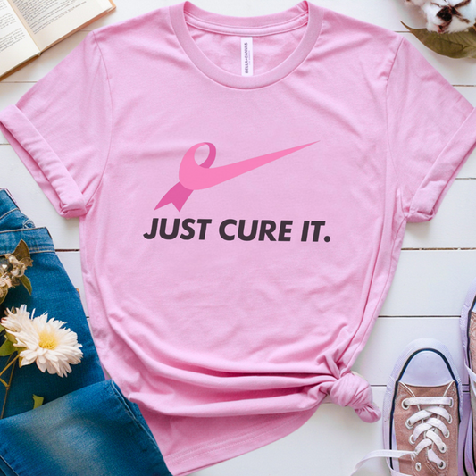Just cure it🎗️ Cancer Support T-shirt