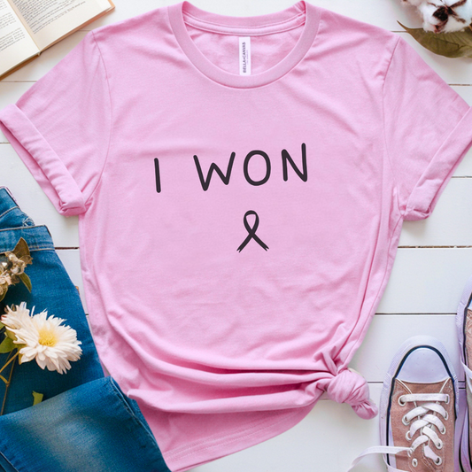 I won 🎗️ Cancer Support T-shirt