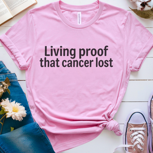 Living🎗️ Cancer Support T-shirt