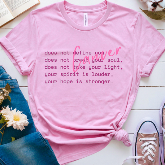Cancer does NOT🎗️ Cancer Support T-shirt