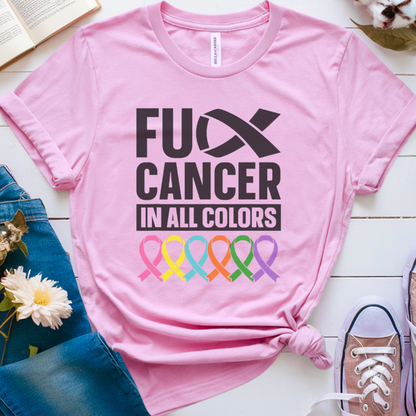 F.Cancer🎗️ Cancer Support T-shirt