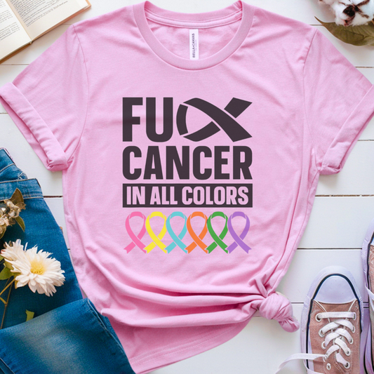 F.Cancer🎗️ Cancer Support T-shirt