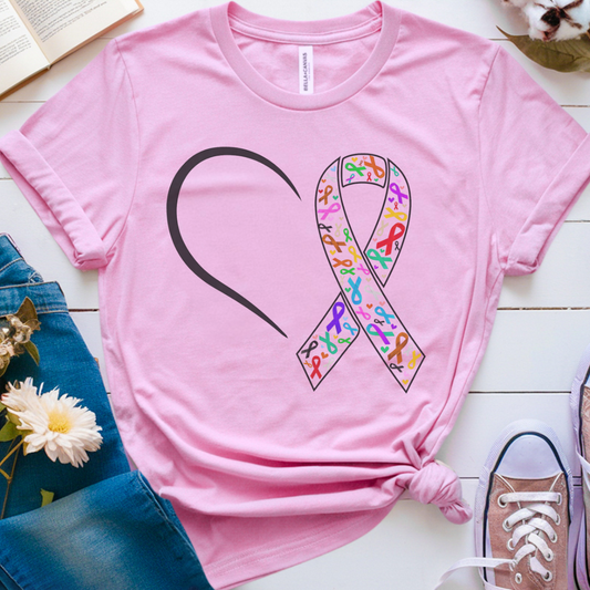 Heart🎗️ Cancer Support T-shirt