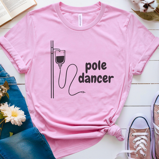 Pole Dancer🎗️ Cancer Support T-shirt