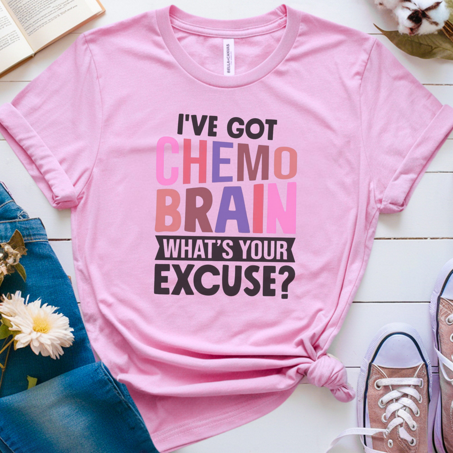 Chemo Brain🎗️ Cancer Support T-shirt