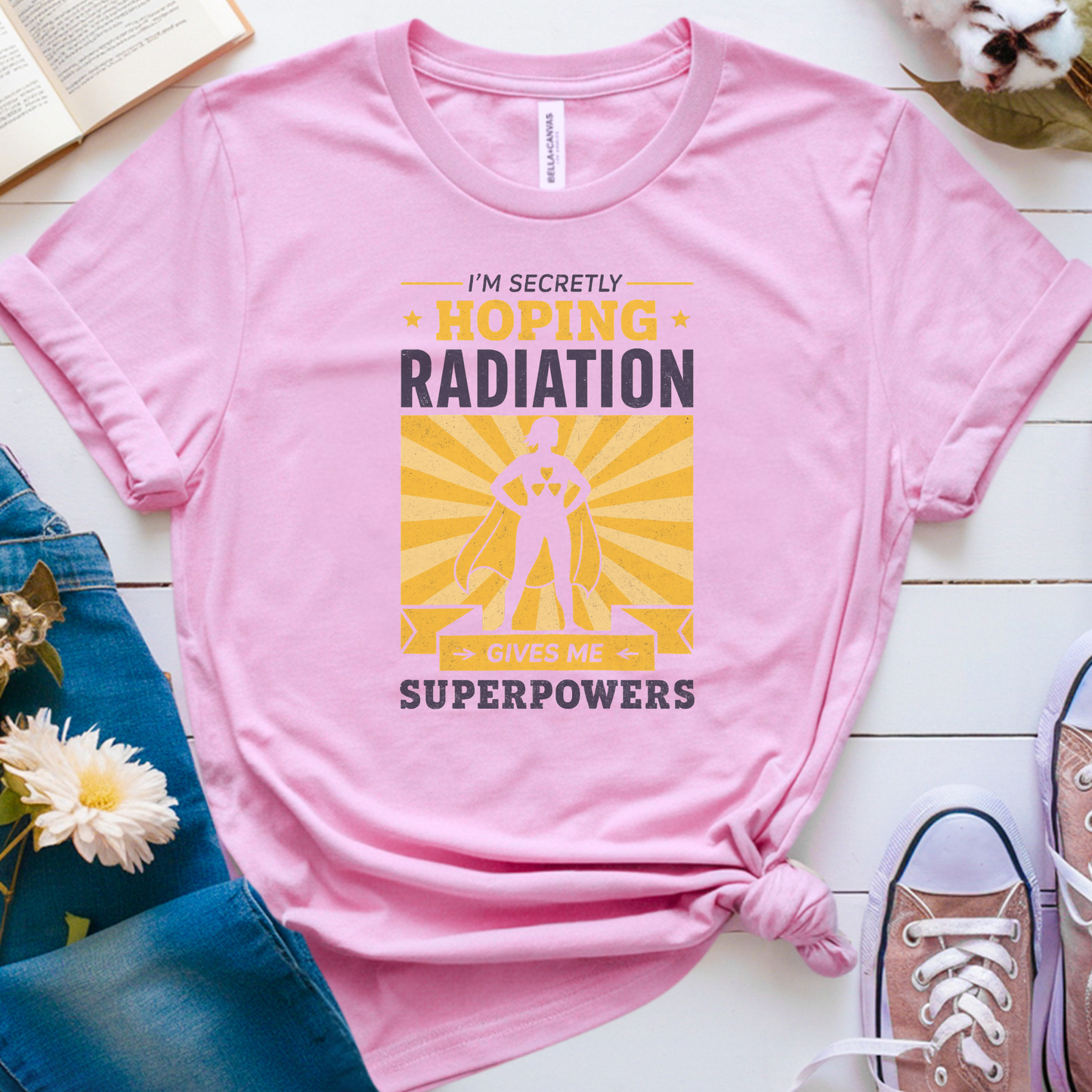Gives me🎗️ Cancer Support T-shirt