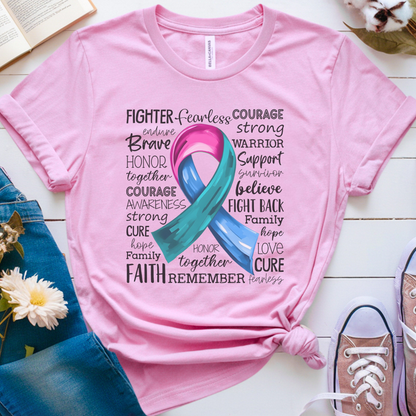 Thyroid🎗️ Cancer Support T-shirt