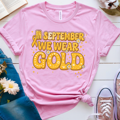 Gold🎗️ Cancer Support T-shirt