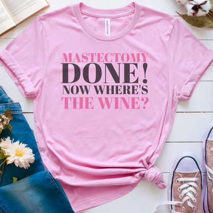 Wine🎗️ Cancer Support T-shirt