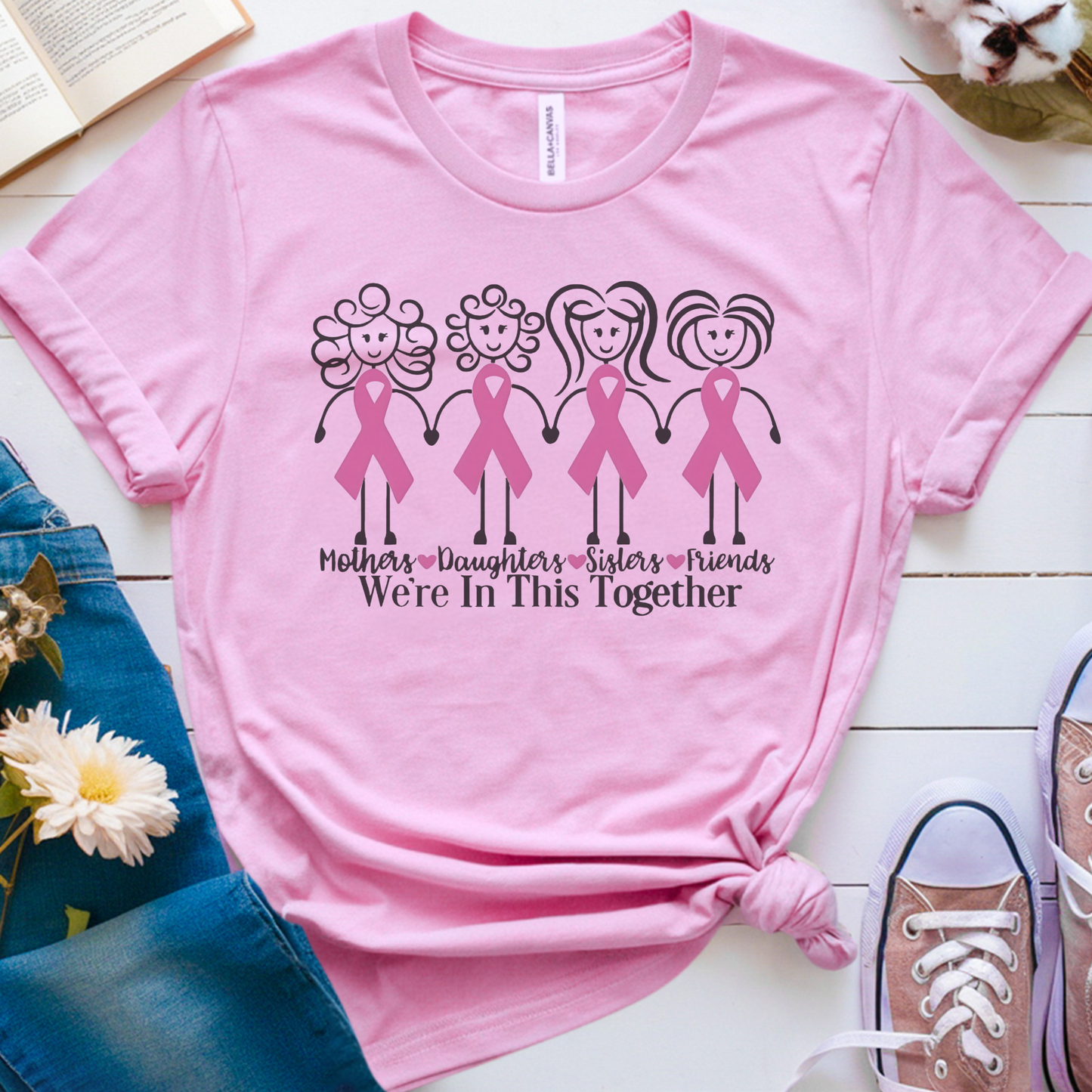 In this together🎗️ Cancer Support T-shirt