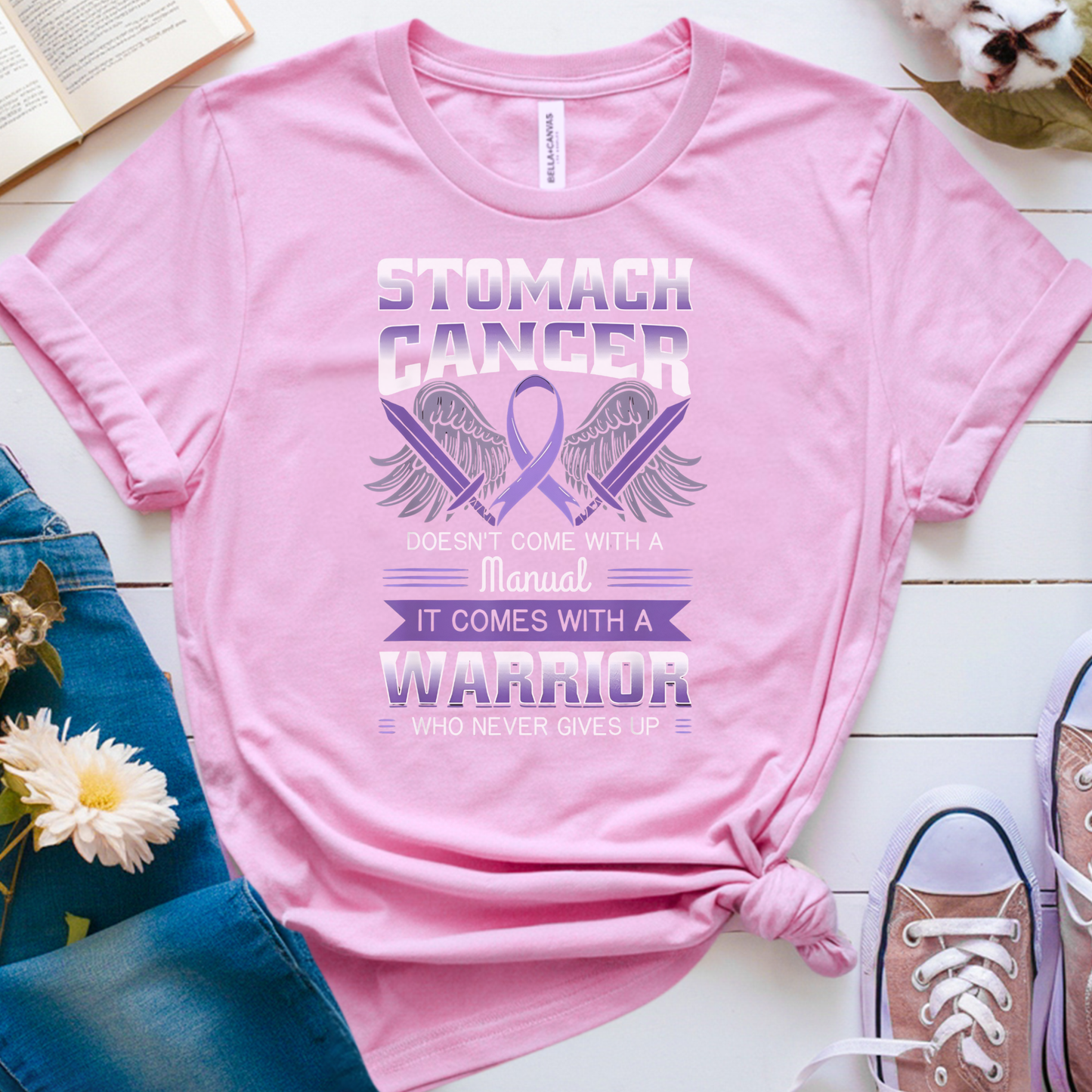Stomach Warrior🎗️ Cancer Support T-shirt