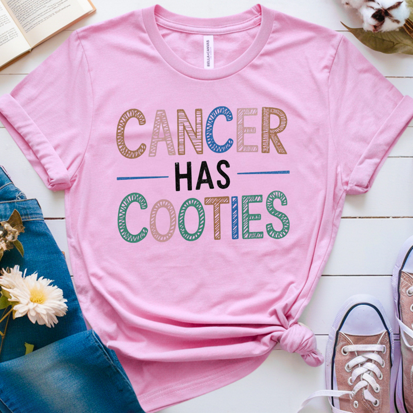 Cooties🎗️ Cancer Support T-shirt