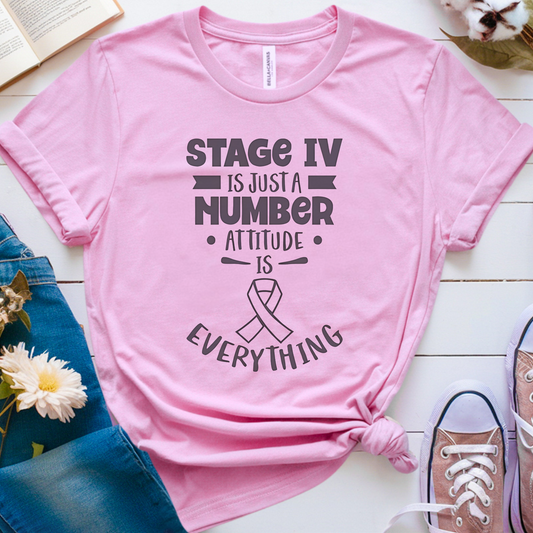 Stage IV🎗️ Cancer Support T-shirt