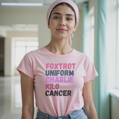 Foxtrot🎗️ Cancer Support T-shirt