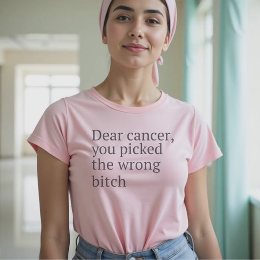 Dear (black font)🎗️ Cancer Support T-shirt