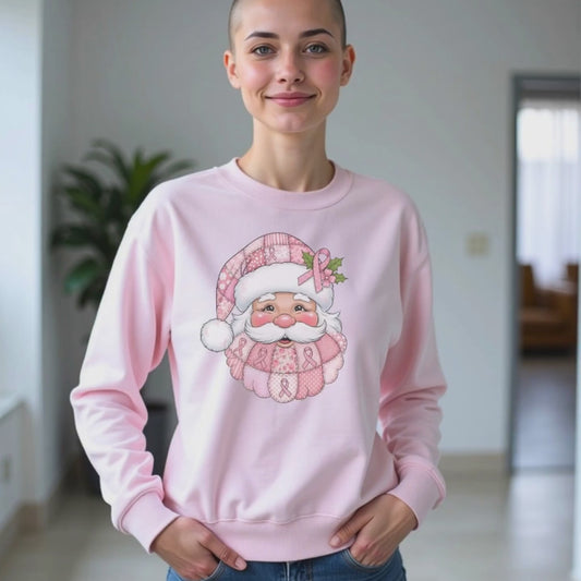 Santa🎗️Cancer support Sweatshirt (Christmas Limited Edition)