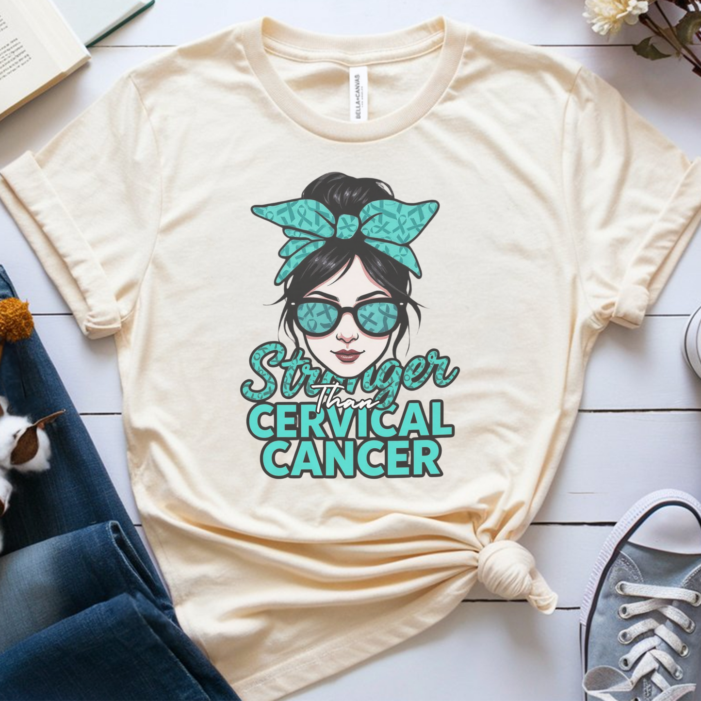 Cervical🎗️ Cancer Support T-shirt