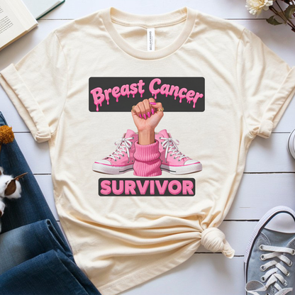Breast Survivor🎗️ Cancer Support T-shirt