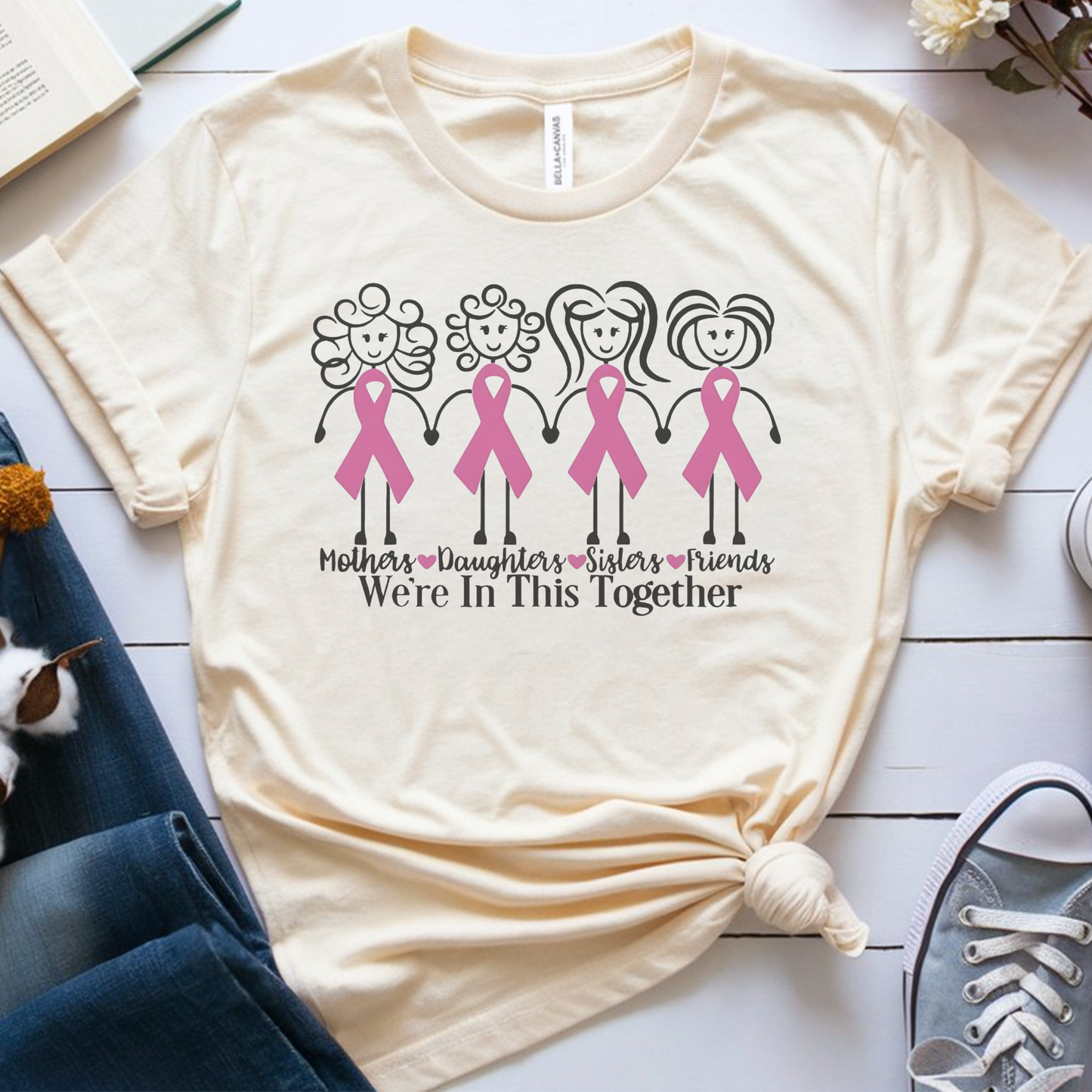 In this together🎗️ Cancer Support T-shirt