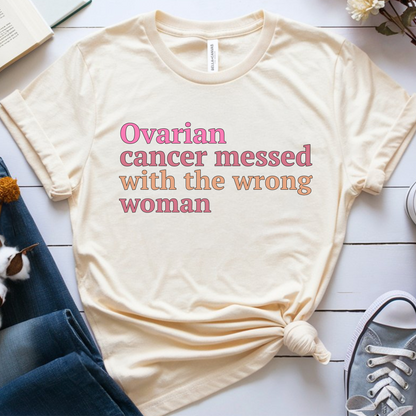 Ovarian🎗️ Cancer Support T-shirt