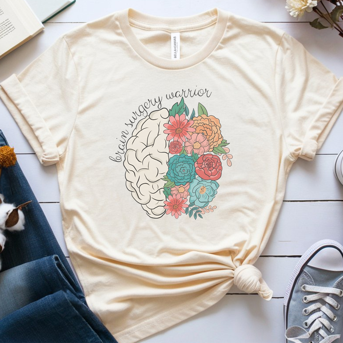Brain Surgery (color)🎗️ Cancer Support T-shirt