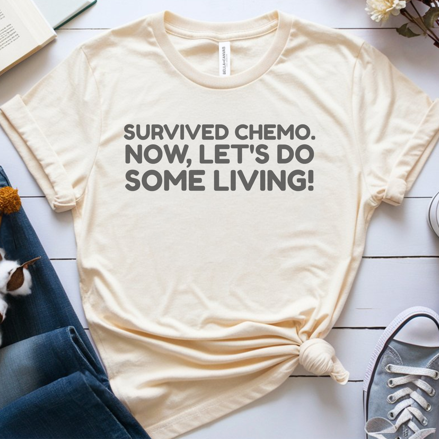 Some Living🎗️ Cancer Support T-shirt