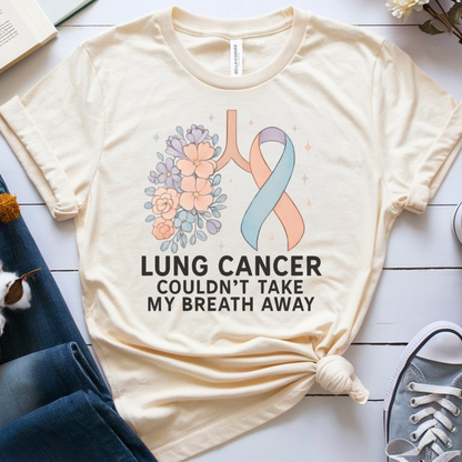 Lung Flowers🎗️ Cancer Support T-shirt