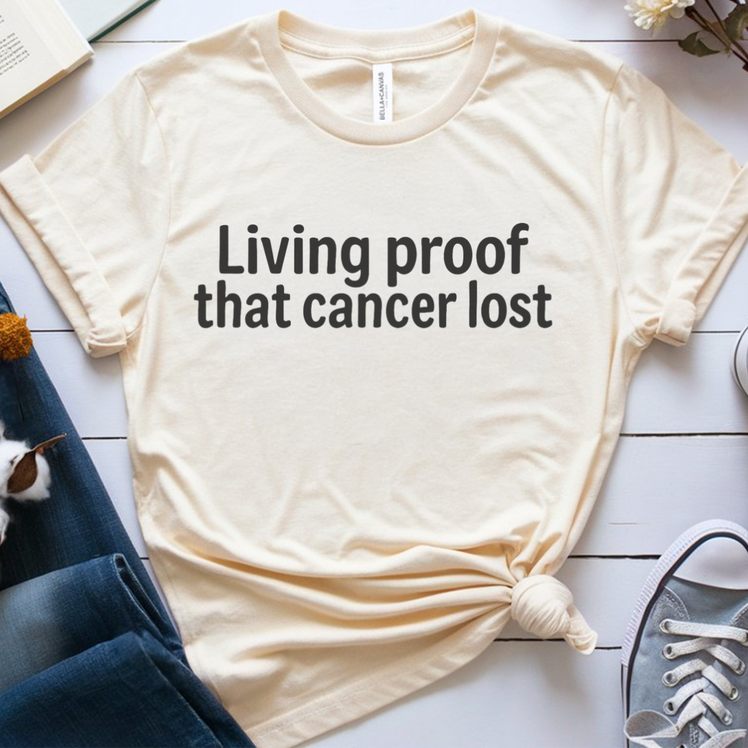 Living🎗️ Cancer Support T-shirt