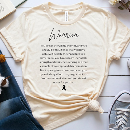 Incredible Warrior🎗️ Cancer Support T-shirt