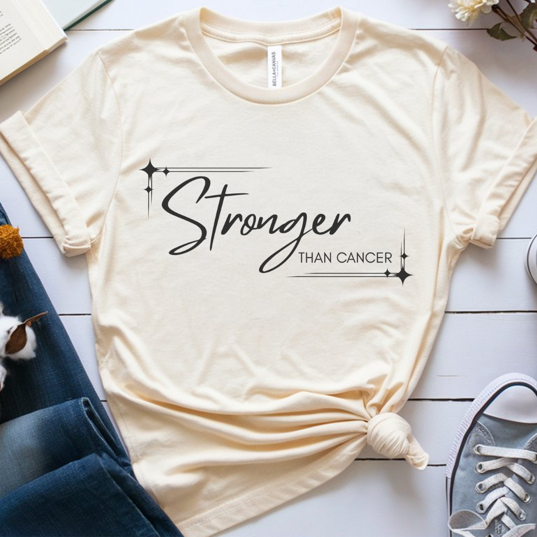 Stronger Than🎗️ Cancer Support T-shirt