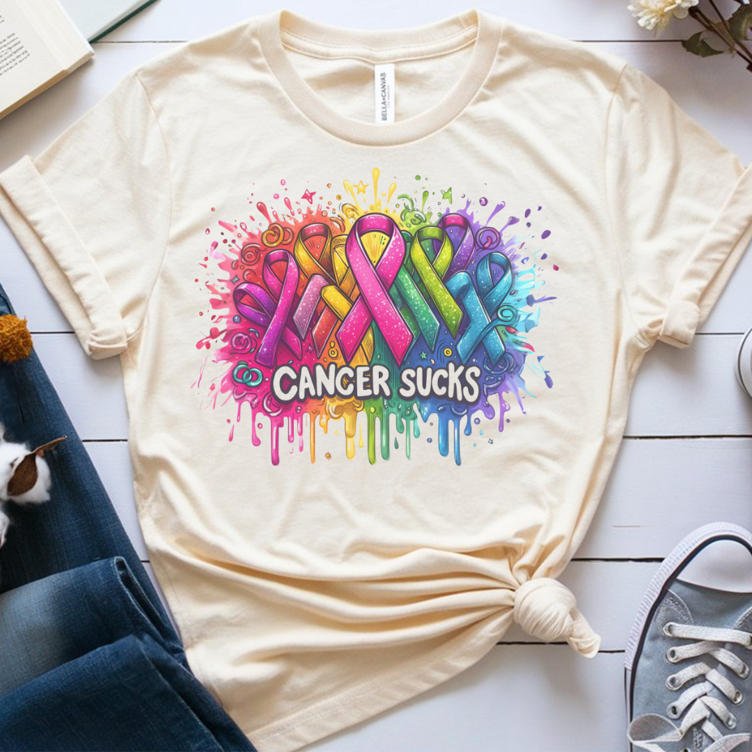 Sucks🎗️ Cancer Support T-shirt