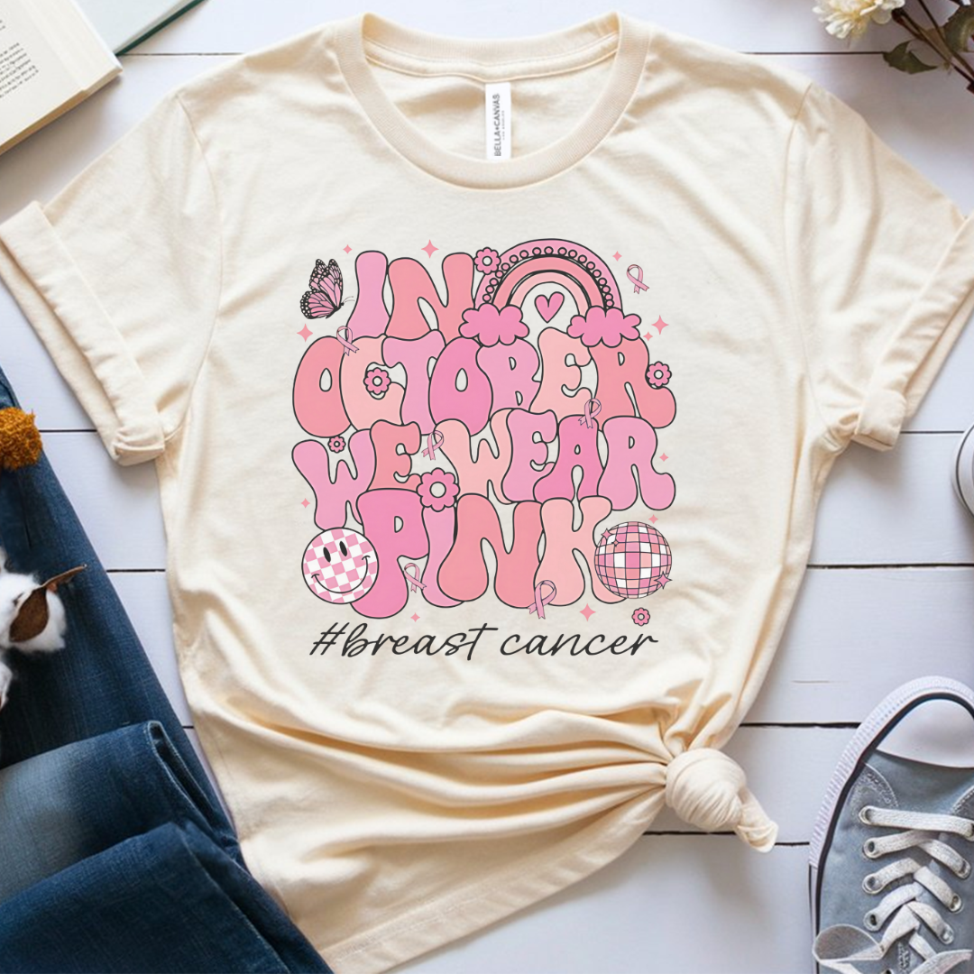 October🎗️ Cancer Support T-shirt