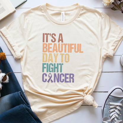 Beautiful🎗️ Cancer Support T-shirt