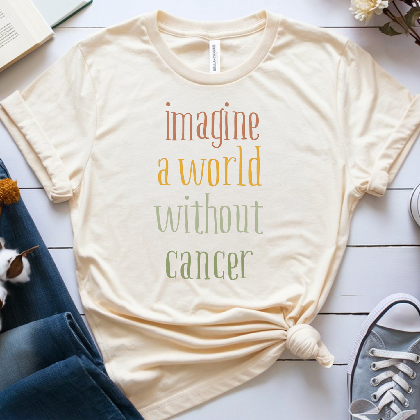Imagine🎗️ Cancer Support T-shirt