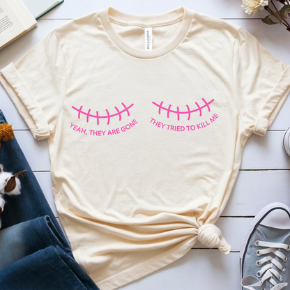 Gone (scars)🎗️ Cancer Support T-shirt