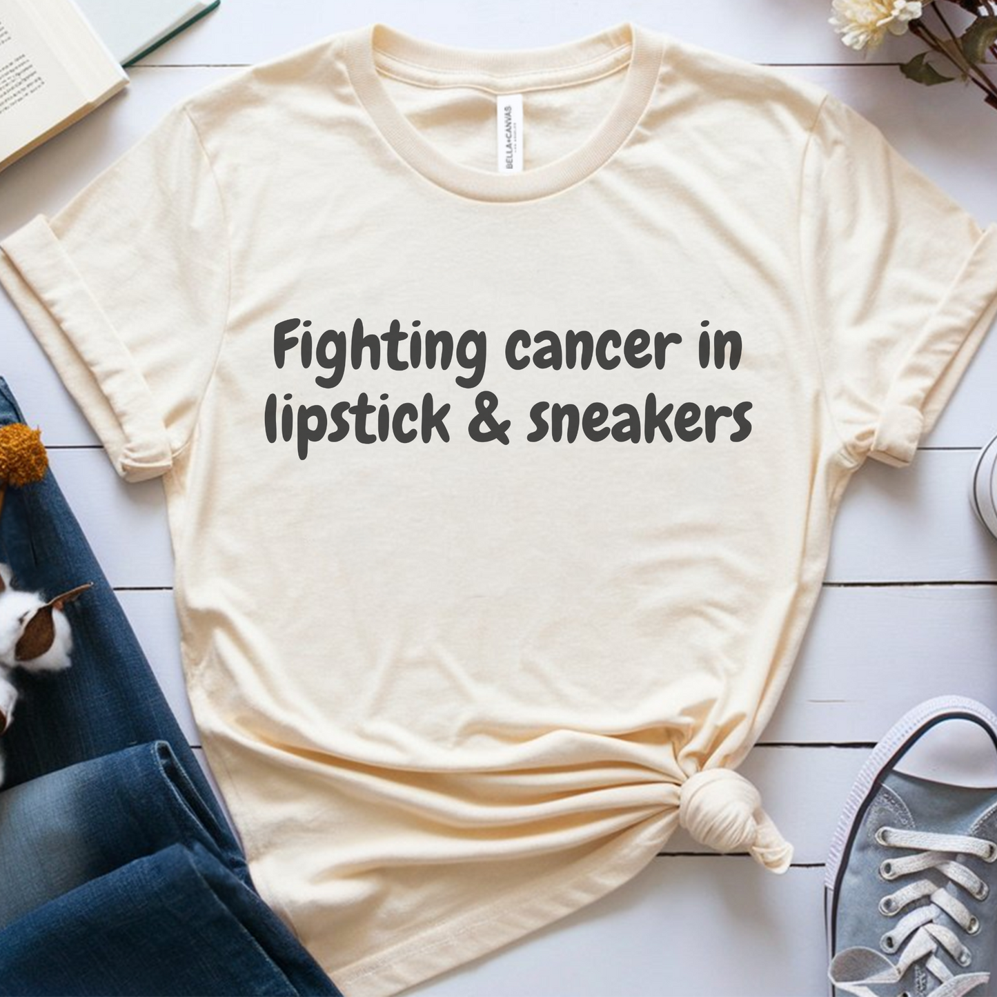Lipstick🎗️ Cancer Support T-shirt