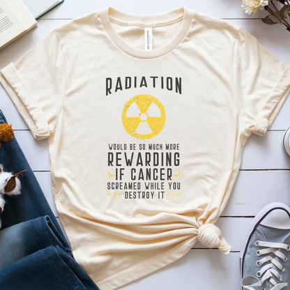 Radiation🎗️ Cancer Support T-shirt