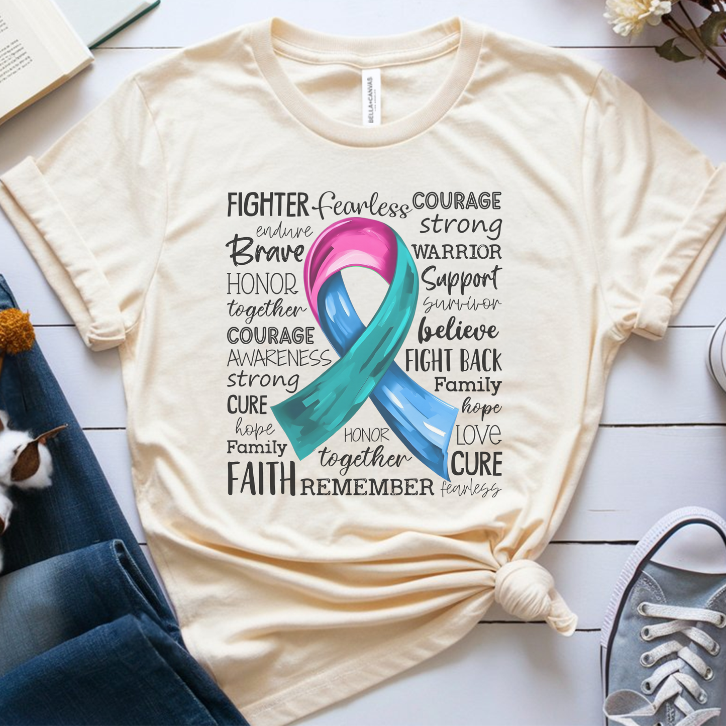Thyroid🎗️ Cancer Support T-shirt