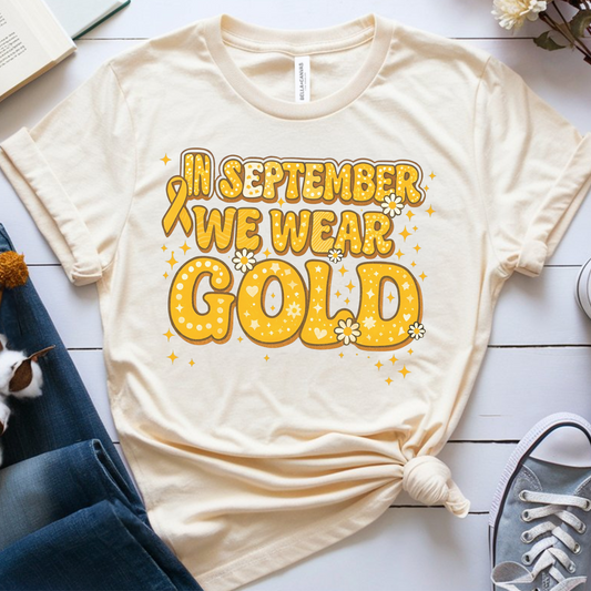 Gold🎗️ Cancer Support T-shirt